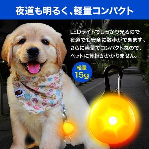 首輪 光る 光る首輪 充電式 LED ペンダン...の詳細画像3