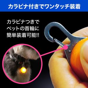 首輪 光る 光る首輪 充電式 LED ペンダン...の詳細画像4