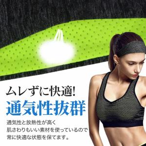 ヘッドバンド ヘアバンド 汗止め 冷感 ヨガ ...の詳細画像4