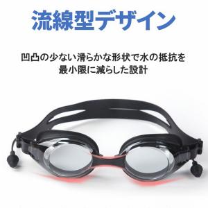 ゴーグル 水泳 水泳ゴーグル 耳栓付 水中眼鏡...の詳細画像3