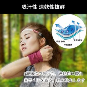 リストバンド 薄手 冷感 手首 サポーター メ...の詳細画像3