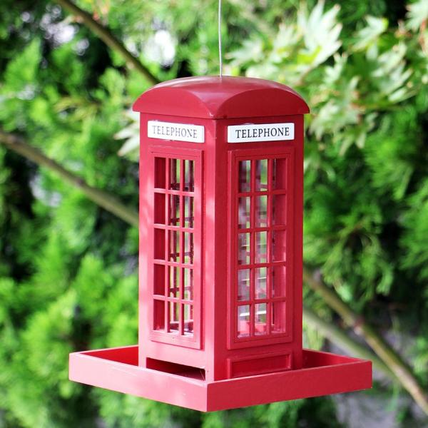 DecoPak HBD-1003 バードフィーダー テレフォンボックス 餌台 野鳥