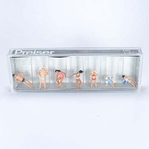 Preiser 1/87 10308 水着 子供 7体 ミニチュア ジオラマ フィギュア Ｐｒｅｉｓ...