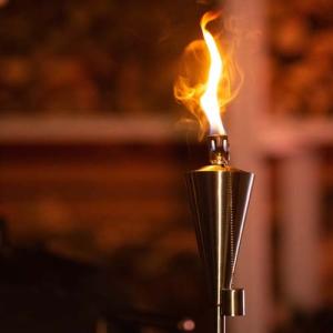 トーチ【ガーデントーチポータブル】コンパクト ゆらぎ オイルトーチ アウトドア モバイル キャンプ エープラス