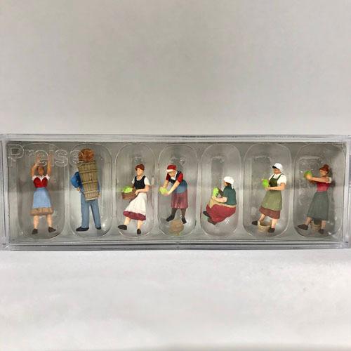 Preiser 1/87 10608 ブドウの収穫7体 ミニチュア ジオラマ フィギュア