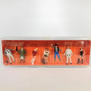 ミニチュア人形と馬セット プライザー/Preiser 1:87 HO人形 10399