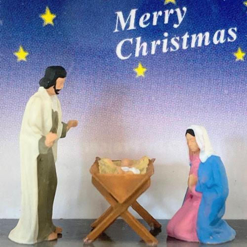 Preiser 1/87 29091 キリスト誕生 ジオラマ ミニチュア フィギュア テラリウム パ...