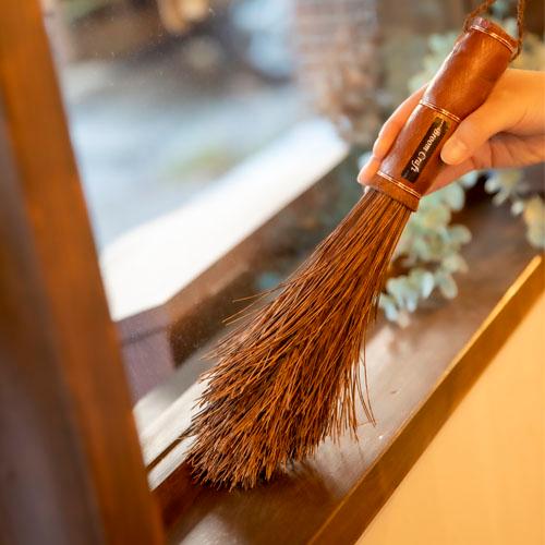 手箒 深海産業　国産シダ 手箒　STD-001 掃除 ハンディ ホコリ 隙間