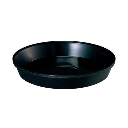 大和プラスチック販売 鉢皿サルーン ブラック 5号 プレート ブラック ガーデニング