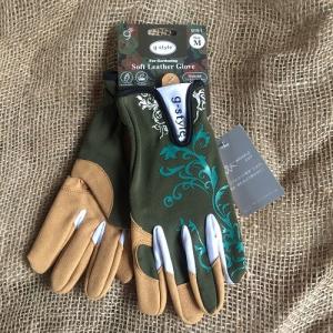 ガーデニング 手袋 作業　Ｇ１５−１ ソフトレザーグローブ