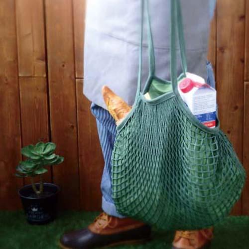 エコバッグ 1個までメール便 スーパー 脱プラ トートメッシュバッグ オシャレ