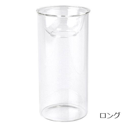 球根　BULB VASE　水栽培ガラスベース クリア　LLサイズ(ロング)　水耕栽培 ヒヤシンス ク...