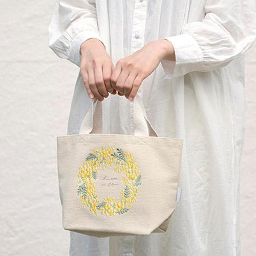 トートバッグ　ミニ ボタニカル　ミニトートバッグ（275×105×185mm） 1個までメール便 バ...