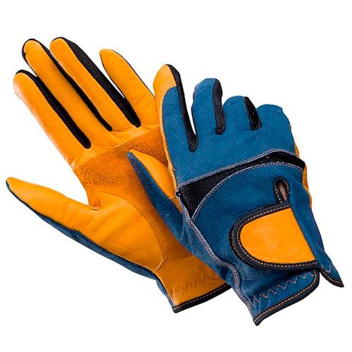グローブ　作業手袋 デニム×牛革 デニミストDM-03 富士グローブ　キャンプ DIY アウトドア ...