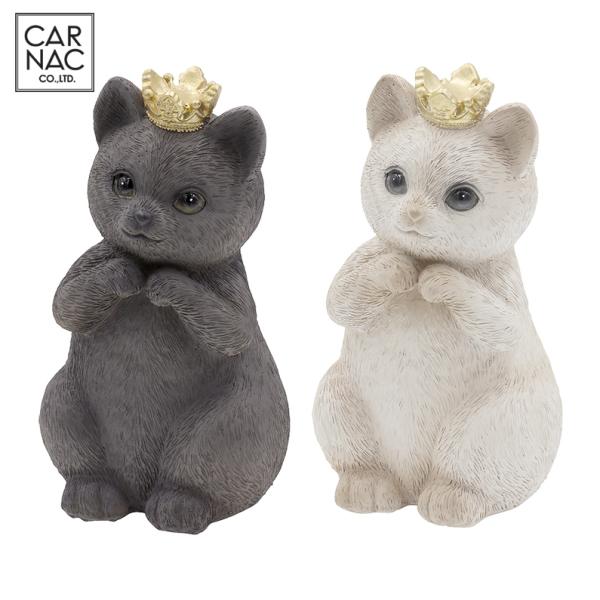 カルナック HG04BK レジンアニマルキャット D BK レジンオブジェ かわいい