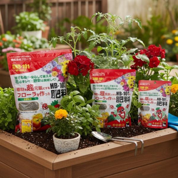 有機肥料 植物を超元気にするHB101のフローラが作った肥料 5-5-5 500g・1kg・2kg【...