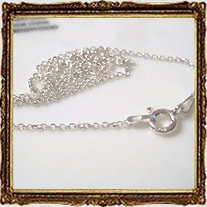 アズキチェーン4面カット1.0mm(シルバー925)