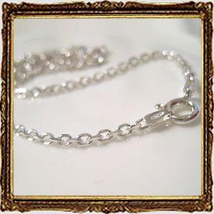 アズキチェーン4面カット2.1mm(シルバー925)