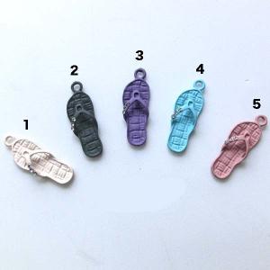 36mm ストーンサンダル チャーム パーツ ...の詳細画像2