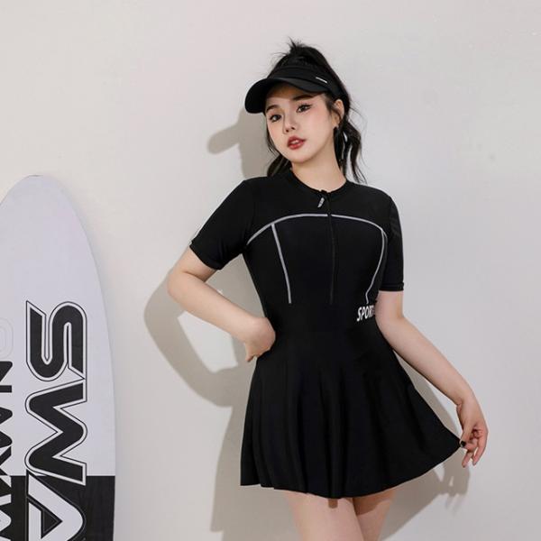 水着 レディース フィットネス水着 体型カバー フィットネス水着  大きいサイズ 水着 5L 6L ...