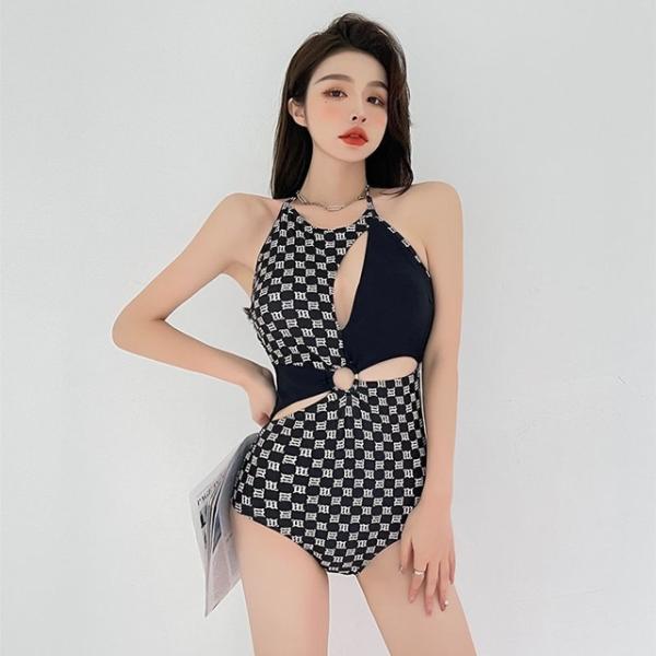 水着 レディース 大きいサイズ ワンピース水着 オールインワン バックオープン ワンピース水着 モノ...