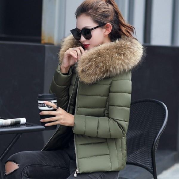 一部即納 ダウンジャケット レディース ショート ダウンジャケット 大きいサイズ ファー コート 3...