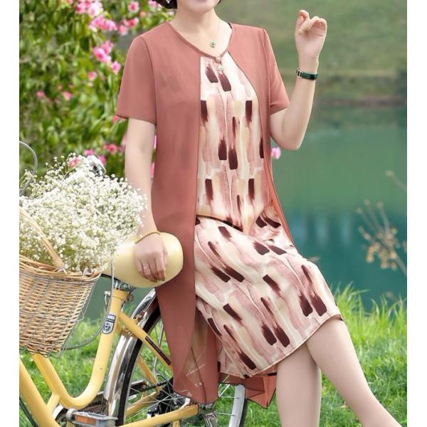 ワンピースドレス 50代 60代 パーティードレス 結婚式 お呼ばれドレス 50代 大きいサイズ 3...