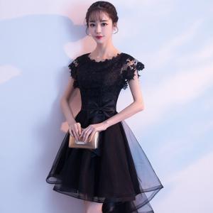 パーティードレス 韓国 ドレス 黒 フィッシュテ...の商品画像