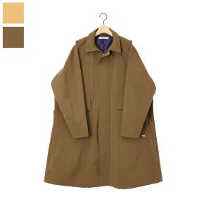 ( 30％OFF ) amne アンヌ ナイロンオックス カバード コート メンズ アウター 秋 冬 撥水性 ナイロンコート 日本製 返品不可 amn-ct-012 ( 正規取扱店 )