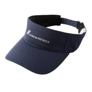 パトリック PATRICK SUNVISOR ゴルフウェア NAVY 紺 ネイビー ロゴ 帽子 サンバイザー ゴルフ スポーツ 丈夫 吸汗 ロングシーズン ユニセックス 222-722｜leap-town