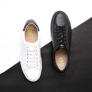 SLACK FOOTWEAR (スラックフットウェア) ELCLUDE JP エルクルード レザー スニーカー 伸びる靴紐 おしゃれ 履きやすい 歩きやすい フォーマル 日本製 SLJ191｜leap-town