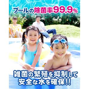 家庭 プール 除菌剤 99.9%除菌 水替え不...の詳細画像3
