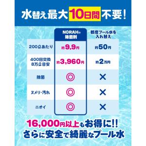 家庭 プール 除菌剤 99.9%除菌 水替え不...の詳細画像5