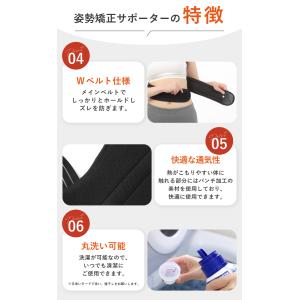 【整体師監修】 姿勢サポーター 姿勢ベルト 猫...の詳細画像4