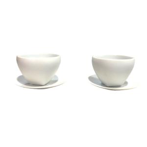 【良品】NAGAE×リッツカールトン東京 瀬戸製 陶磁器 茶器 カップ&ソーサー（管理M番号1065）｜leapnetshop