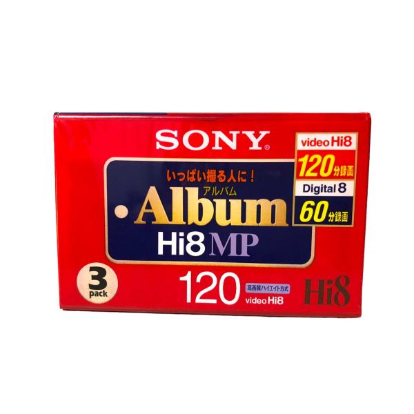 【未使用】SONY ソニー Hi8 Digital8 スタンダード ビデオカセットテープ 3パック ...