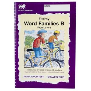 Fitzroy Word Families B｜learners