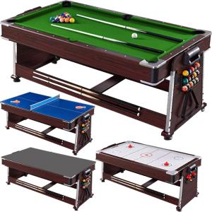 ビリヤード台 テーブル 業務用 家庭用 7フィート 4in1 マルチ JBS Bison バイソン