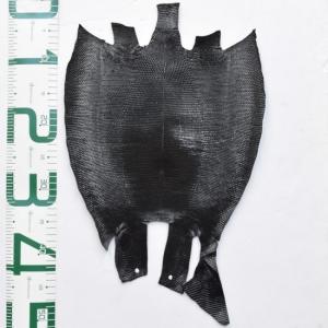 プレミアム・レザー/トカゲ革/Lizard（ブラック）PLB-27｜leather-supply