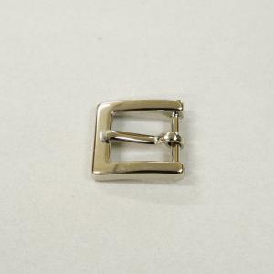 時計尾錠 角 15mm ニッケル/ブラス 1ヶ...の詳細画像2