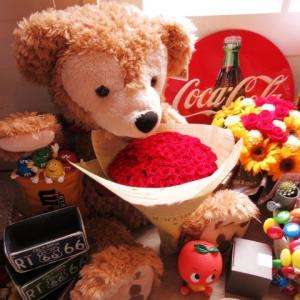 ダッフィー付き プリザーブドフラワー 花束 たっぷりプリザーブドフラワー ぬいぐるみ 70ｃｍ 花 フラワーギフト 花 プレゼントに たっぷりプリザーブドフラワー 誕生日プレゼント Heart Bigdafee 70cm 001 フラワーガーデンリーブス バラ100本 プロポーズ 人気