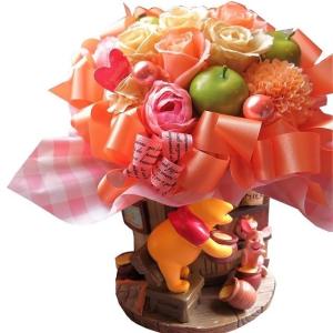 プリザーブドフラワー ディズニー プーさん ピグ...の商品画像