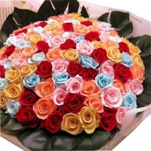 プリザーブドフラワー 花束 プロポーズ カラフ...の詳細画像4