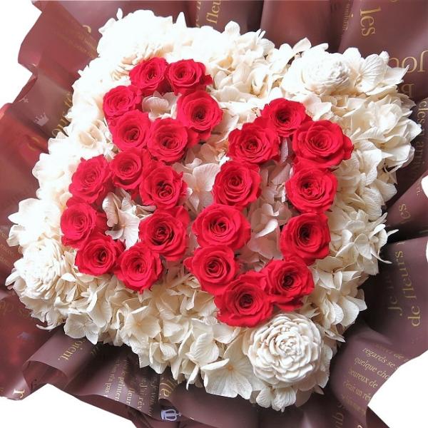 プリザーブドフラワー 傘寿祝い 女性 母親 おばあちゃん 80歳 プレゼント フラワーギフト サプラ...