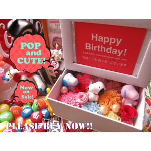 プリザーブドフラワー入り スヌーピー入り 結婚...の詳細画像1