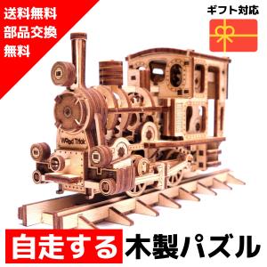 3Dウッドパズル ウッドトリック ガタンゴトン汽車 木製パズル