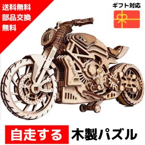 3Dウッドパズル ウッドトリック モーターバイクDMS 木製パズル