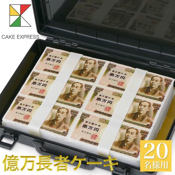 億万長者ケーキ 30×22cm バースデーケーキ 誕生日ケーキ 16〜20名様用 札束