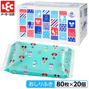 おしりふき  80枚x20個 ディズニー ベビー ミッキー&amp;フレンズ 日本製 無添加 弱酸性 赤ちゃん かわいい 子供 ギフト プレゼント 贈り物