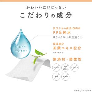 モンポケ 手口ふき 水99% 60枚 3個×8...の詳細画像2